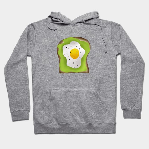 Avocado toast Hoodie by Juliana Costa